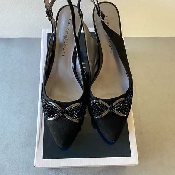 ELEGAN KAREN SCOTT OPEN HEEL SHOES SIZE 9 - Picture 5 of 8